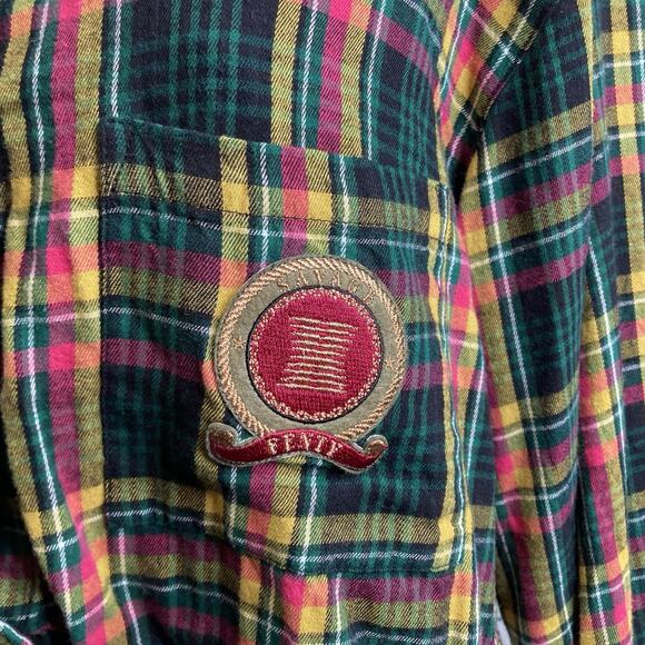 Savage‎ x Fenty Womens Two Piece Plaid Pajamas Set Size 1X Cropped Top Edgy Comf - Picture 10 of 16